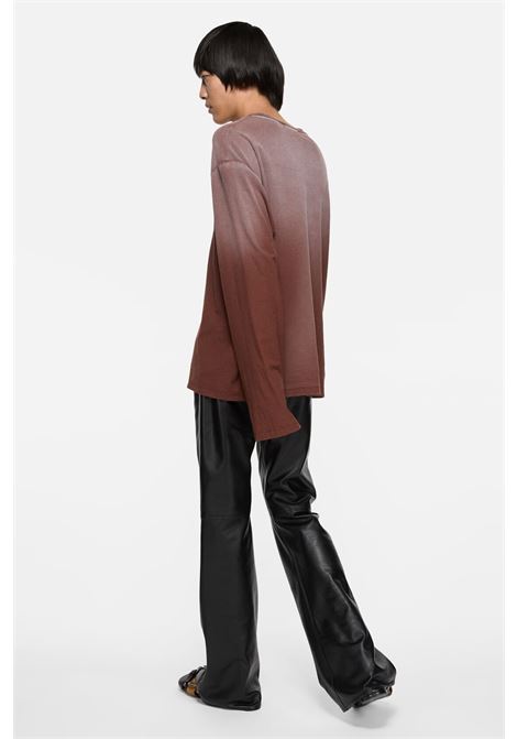 logo tee relaxed fit unisex brown ACNE STUDIOS | CL0197ADN